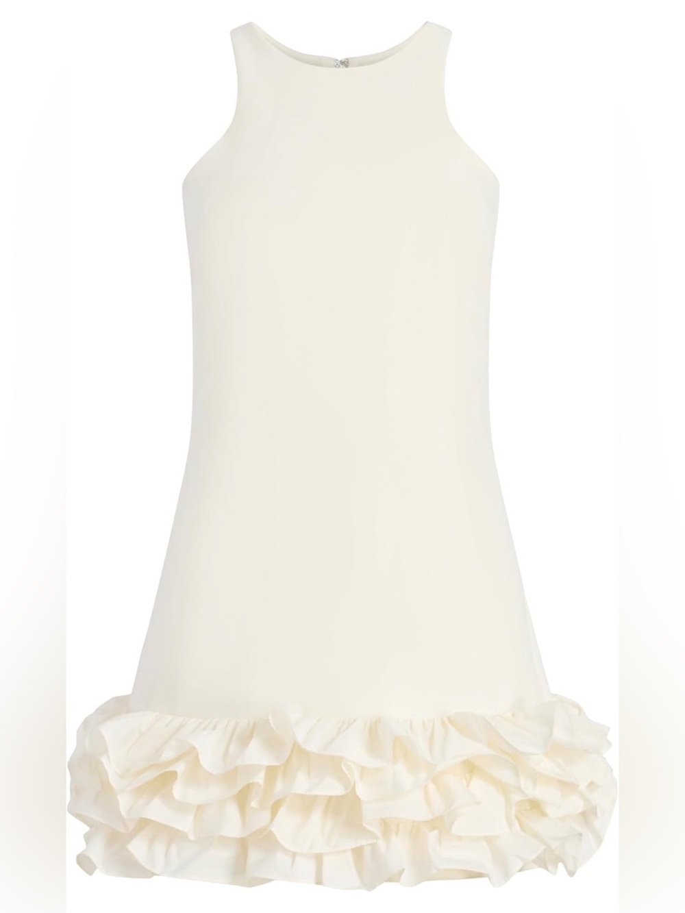 cinq à sept Soft White Dress with Subtle Ivory Tag
